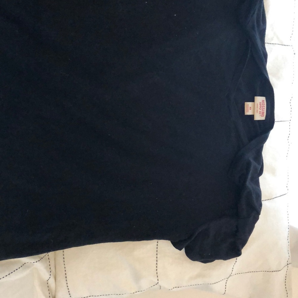 plain black tee